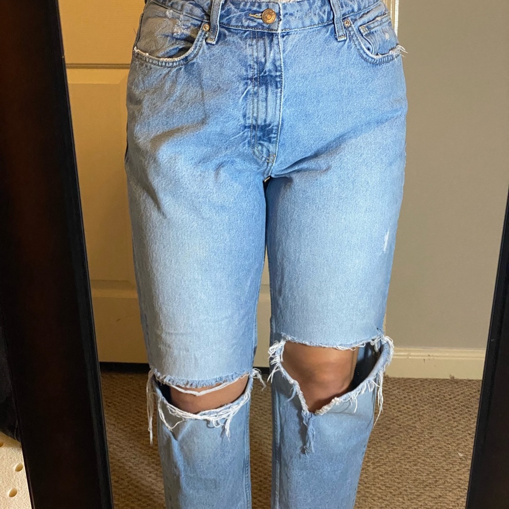 Zara straight leg jeans